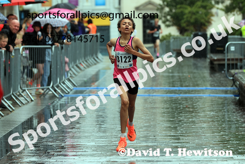 Junior 3k, 2025 Darlington 5k 10k and Junior 3k Road Race. Photo: David T. Hewitson/Sports for All Pics